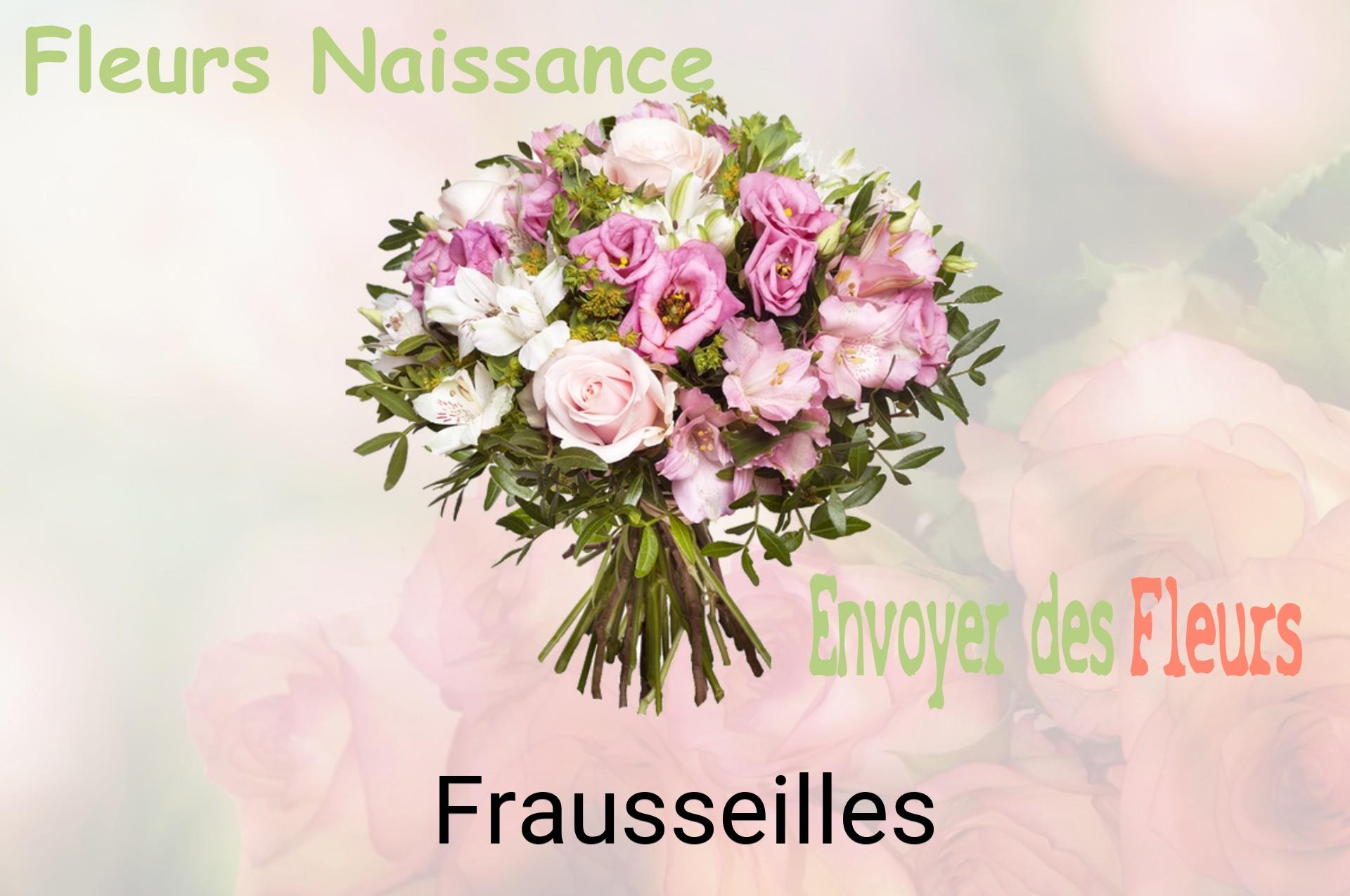 Bouquet de fleurs de naissance livré à Frausseilles